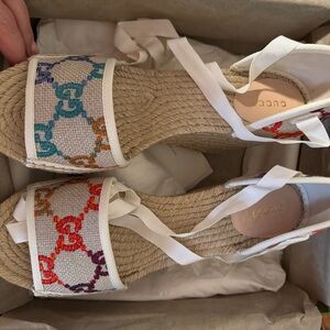 Gucci Women's Colorful Espadrille Sandals